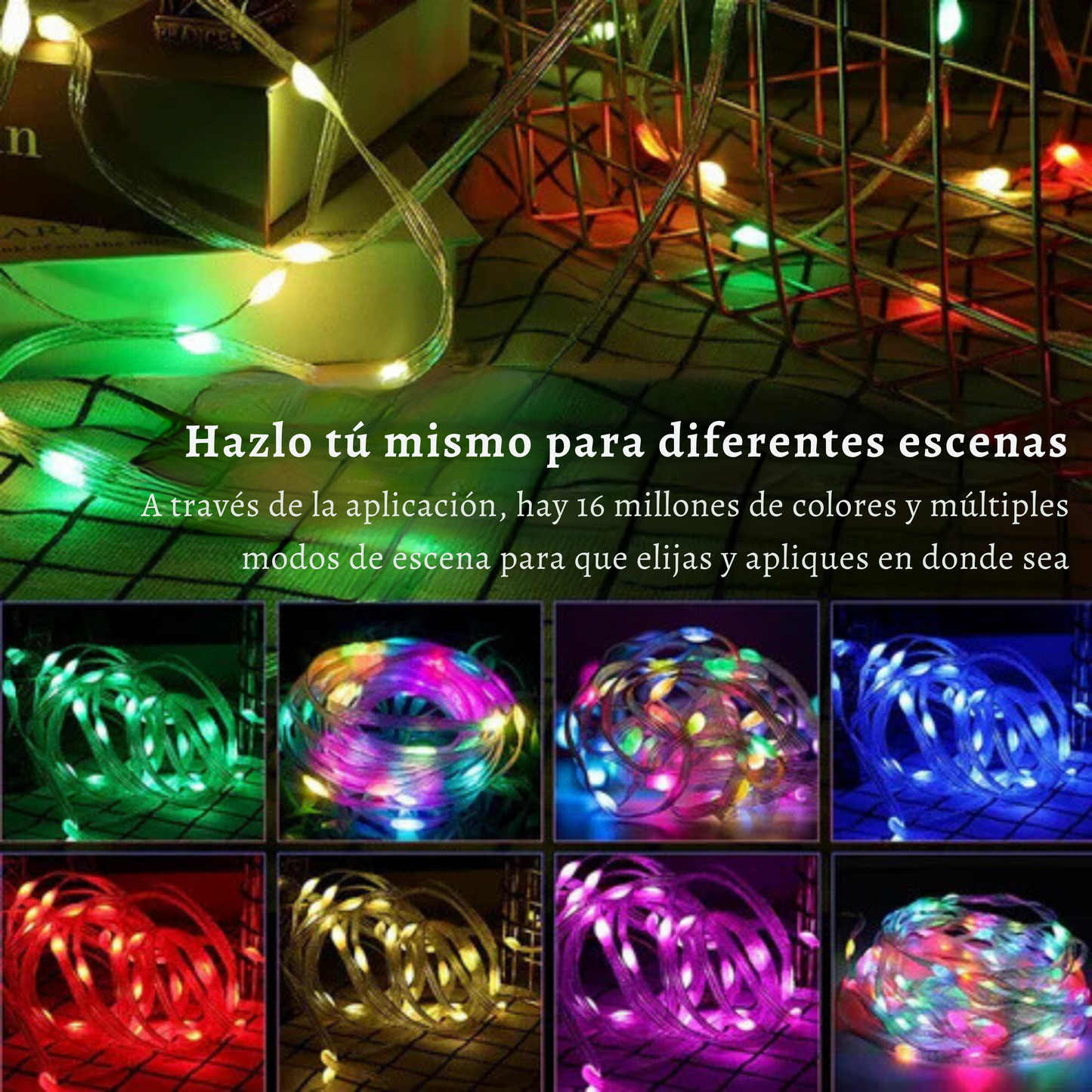 Luces de navidad inteligente