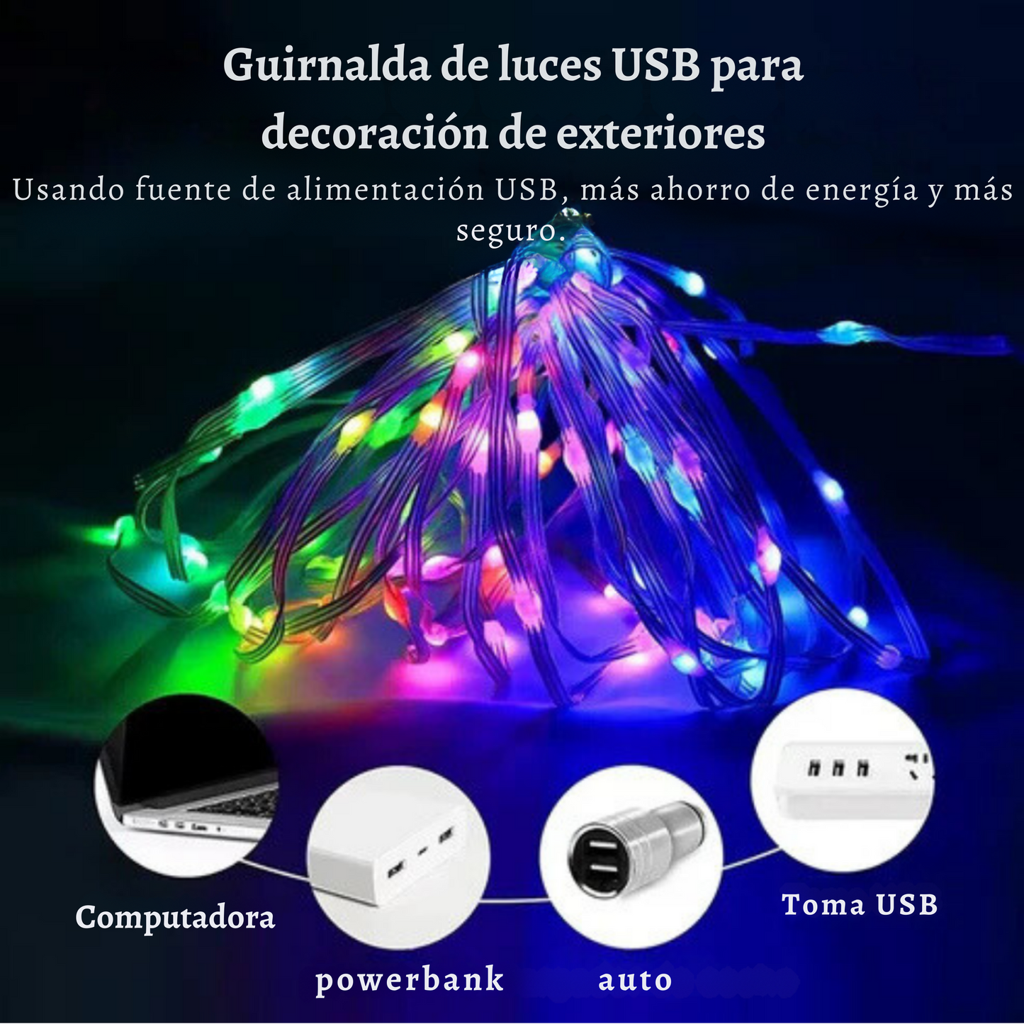 Luces de navidad inteligente